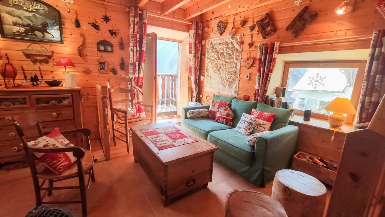 La Grange St. Cyprien, Venosc - Les Deux Alpes Villa Luaran gambar