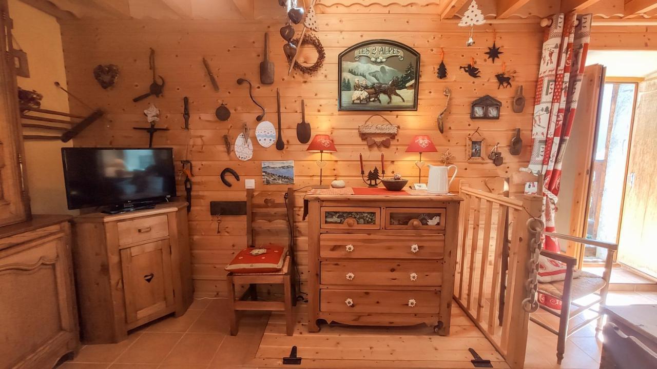 La Grange St. Cyprien, Venosc - Les Deux Alpes Villa Luaran gambar